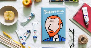 Книга-комикс "Винсент" Барбары Сток