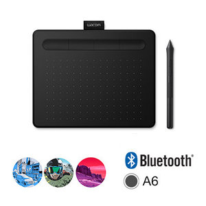 Графический планшет Wacom Intuos S Bluetooth, черный (CTL-4100WLK-N)