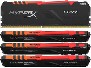 RAM Kingston HyperX Fury Black RGB [HX434C16FB3AK4/64] - 64 Gb [16 x 4]