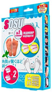 SOSU Носочки для педикюра с ароматом мяты
