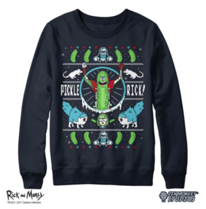 Festive Pickle Rick! - Rick and Morty Sweatshirt