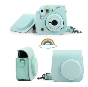 голубой чехол для instax mini 9