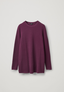 COS Waffle Stitch Organic Cotton Jumper