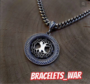 BRACELETS_WAR | Славянские Украшения | Обереги Обереги, цепи, бусины из серебра Оберег "Дерево жизни Иггдрасиль"