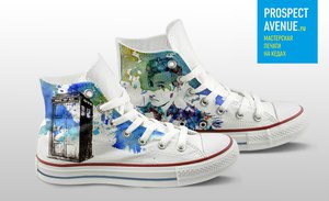 Кеды Converse «Десятый Доктор и ТАРДИС»