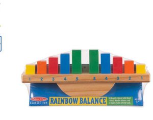 ЗАНЯТО Melissa & Doug Развивающая игра Классические игрушки Радуга Баланс