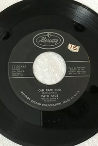 Patti Page - Old Cape Cod 7”