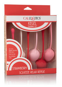 California Exotic Novelties Kegel Training Set Strawberry