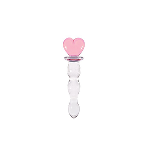 CRYSTAL HEART OF GLASS DILDO