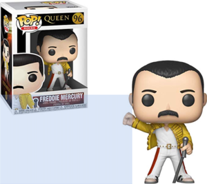 Funko 33732 Pop Rocks: QueenFreddy Mercury Wembley 1986, Multicolor