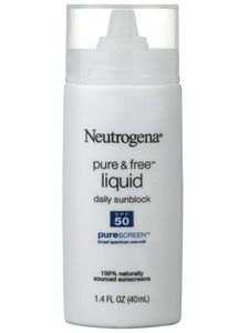 Солнцезащитный флюид Neutrogena Pure&Free Liquid Sunscreen SPF 50