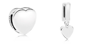 Клипса «Сердце» / Клипса-подвеска «Сердце»