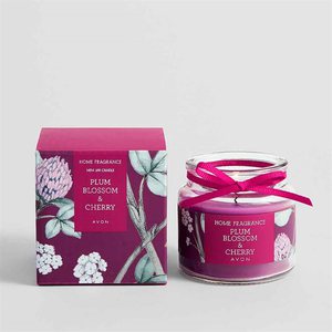 AVON Plum Blossom & Cherry Candle