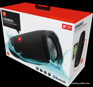 Беспроводная колонка JBL Charge 3 (черный)