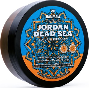 Иорданское натуральное мягкое мыло Jordan Dead Sea для тела