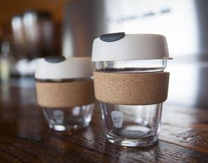 KeepCup стекло в размере 8oz или 12oz