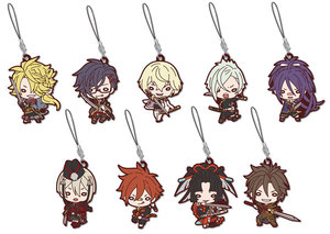 Nitotan Touken Ranbu Online Rubber Mascot vol.5 9Pack BOX(Released)