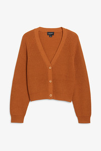 Monki Ribbed Cardigan