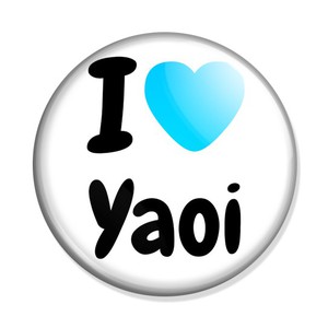 Значок I Love Yaoi