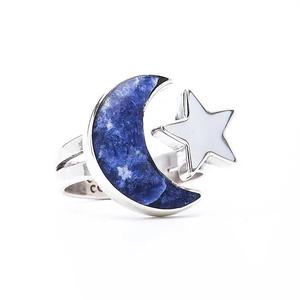 Anillo Luna y Estrella