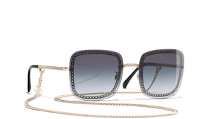 chanel chain sunglasses.