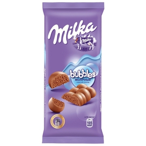 Молочный пористый шоколад "Milka"