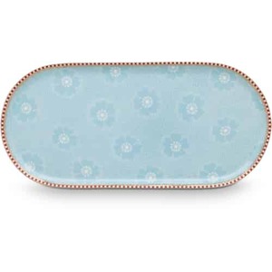 PiP Studio Plate Sugar & Creamer Dotted Flower Blue