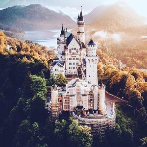 2. Замок Нойшванштайн - Schloss Neuschwanstein (Бавария)