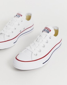 converse chuck taylor all star ox white trainers