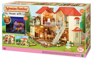 Игровой набор Sylvanian Families Большой дом со светом