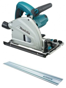 Пила дисковая погружная Makita SP6000 + Шина линейка направляющая Makita 1400мм для SP6000,