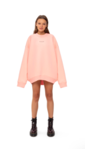 sweatshirt peach basic Monochrome