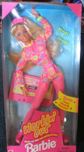 Barbie Workin' Out Doll (1996) by Mattel