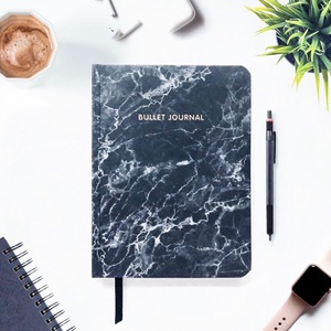 bullet journal мрамор