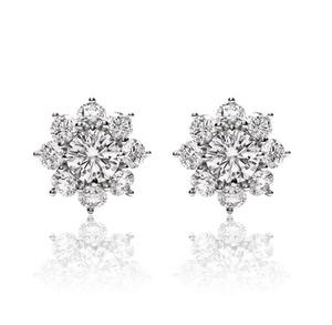 Diamond Earrings Snowflake