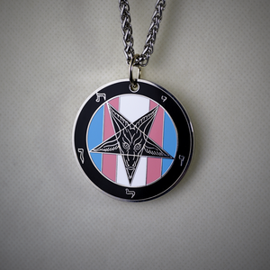 Pride Baphomet Cloisonné Medallion