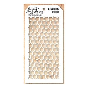 Stampers Anonymous Tim holtz collection Трафарет Honeycomb THS005
