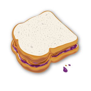 peanut butter jelly sandwich