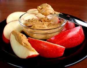 peanut butter and apple