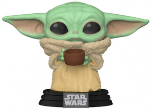 Фигурка Funko POP: Star Wars The Mandalorian – The Child With Cup Bobble-Head (9,5 см)