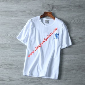 MLB NY Popcorn 21 Short Sleeve T-shirt New York Yankees White