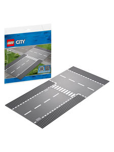 Конструктор LEGO City 60236 Прямой и Т-образный перекрёсток