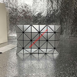 Issey Miyake Lucent Flat Pouch Silver