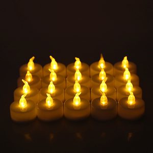Светодиоидные свечи (желтое пламя с мерцанием)