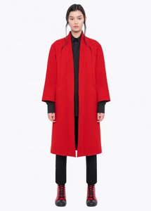 KIMONO COAT. RED