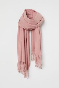 шарф розовый