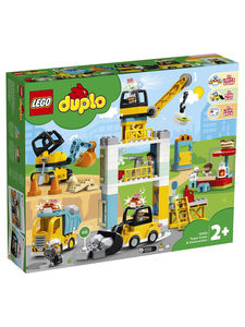 Конструктор LEGO DUPLO Town 10933 Башенный кран на стройке