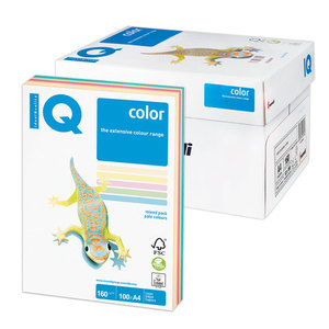 Бумага "IQ Color", А4, цветная пастель