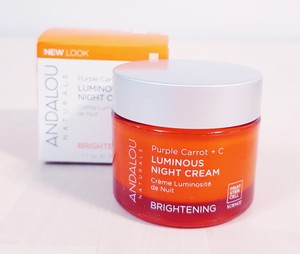 Andalou Naturals, Ночной крем для придания сияния коже