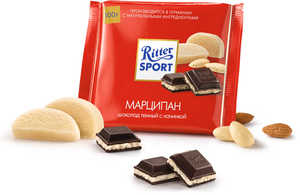 Шоколад Ritter Sport "Марципан" темный